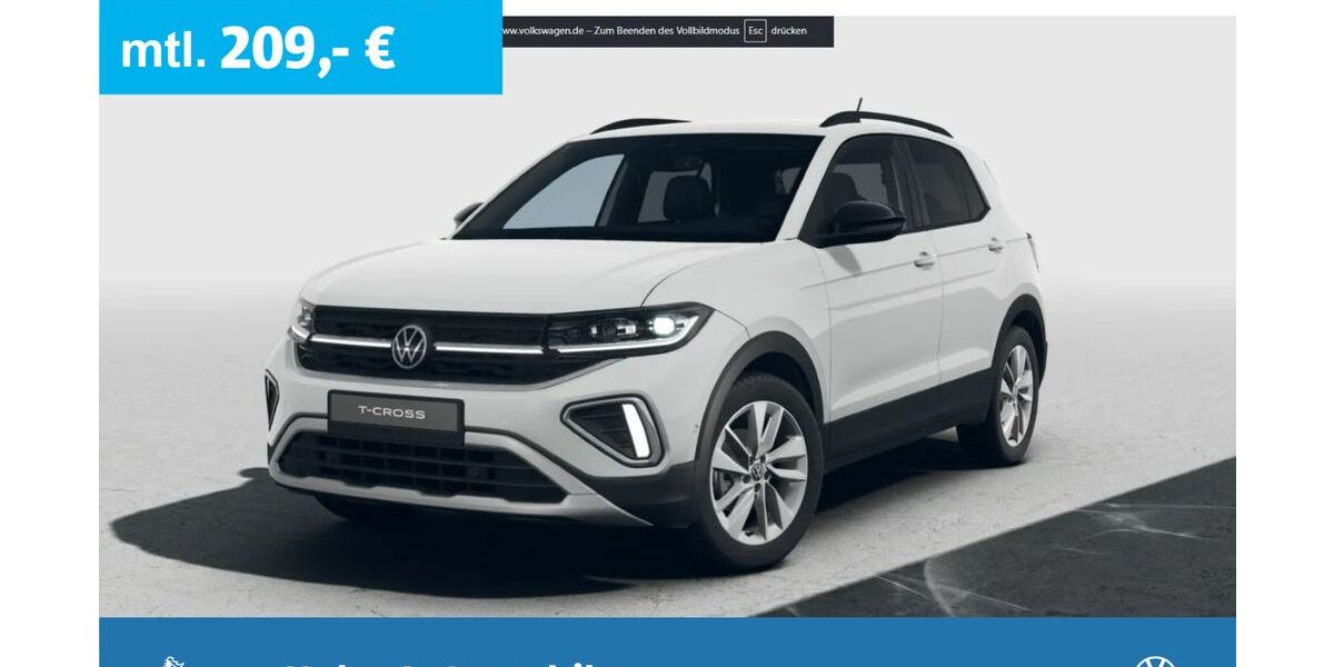VW T-Cross 1.555 km 26.990 &euro; Bietigheim-Bissingen 74321