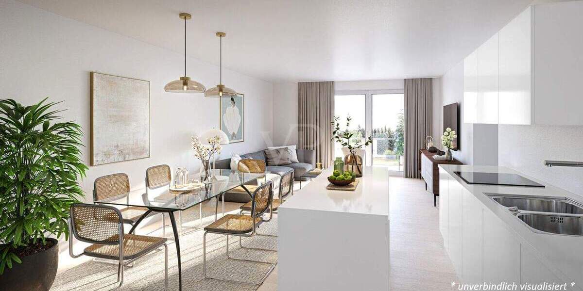 Moderne und sehr helle Wohnung mit hochwertiger Ausstattung in ruhiger und zentraler Lage 3 zimmer