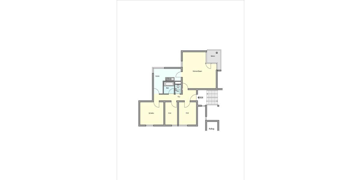 Etagenwohnung Esslingen am Neckar Pliensauvorstadt - 3 Zimmer, 99 m&sup2;, 1.182&euro; | Angebot:26006802