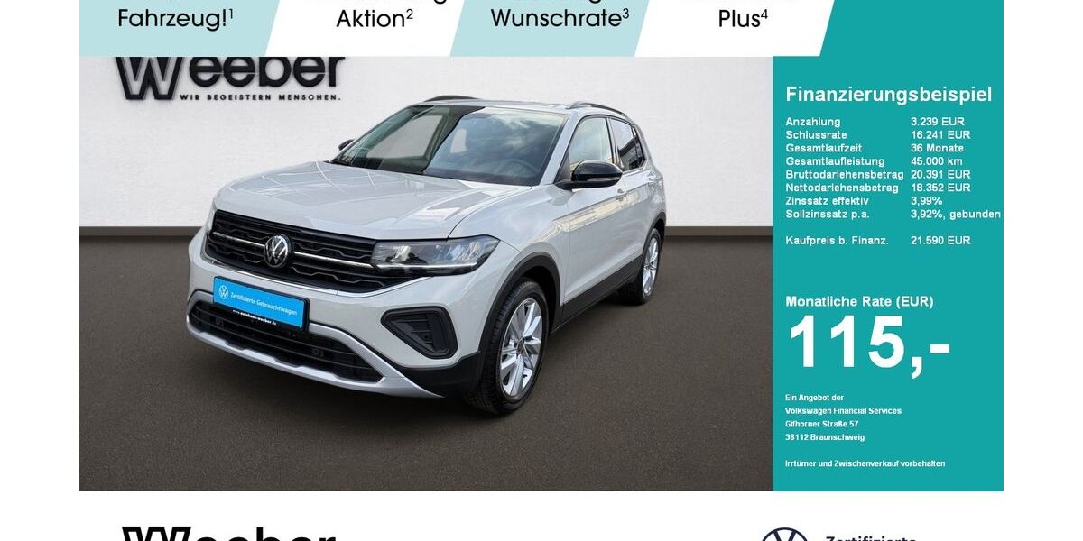 VW T-Cross 11.823 km 21.489 € Weil der Stadt 71263
