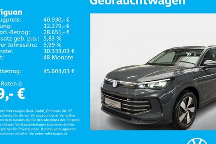 VW Tiguan 1.505 km 40.430 &euro; Stuttgart-Feuerbach 70469