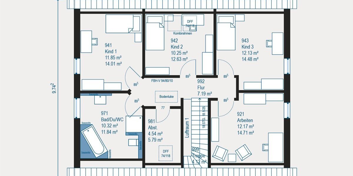 Ihr Traumhaus in Reutlingen mit Bauplatz - Individuell geplantes Einfamilienhaus mit 6 Zimmern und gehobener Ausstattung - Einfamilienhaus Reutlingen Sondelfingen | Angebot:27427741