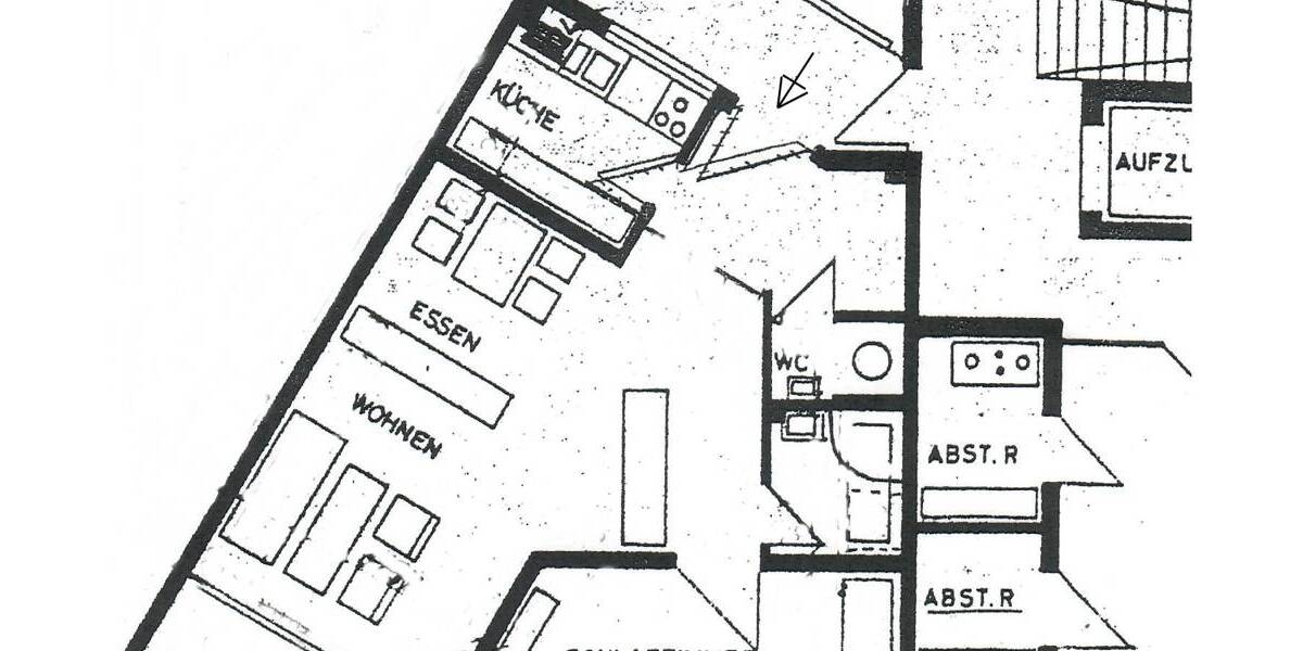 Etagenwohnung Sindelfingen Ost - 2 Zimmer, 62 m&sup2;, 700&euro; | Angebot:26358620