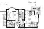 Etagenwohnung Stuttgart Neuwirtshaus - 2 Zimmer, 60 m&sup2;, 800&euro; | Angebot:25126324