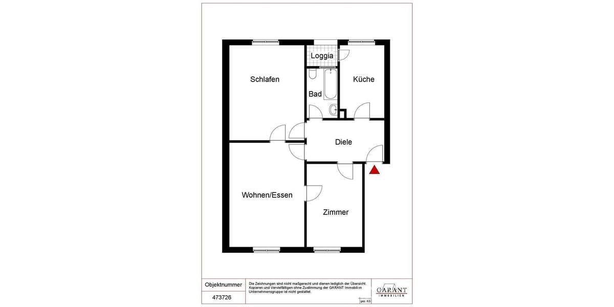 Etagenwohnung Stuttgart Ost - 3 Zimmer, 66 m&sup2;, 250.000&euro; | Angebot:24974868