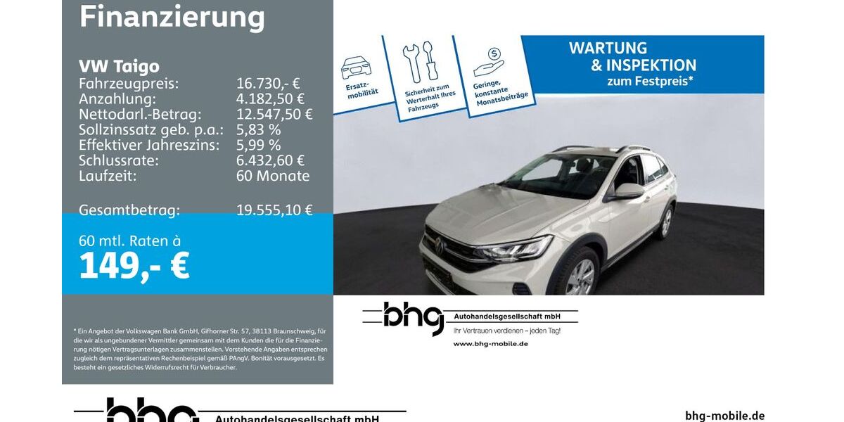 VW Taigo 39.416 km 16.330 &euro; Metzingen 72555