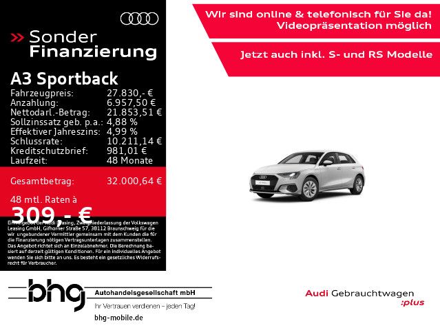 Audi A3 31.180 km 27.830 &euro; Tübingen 72072