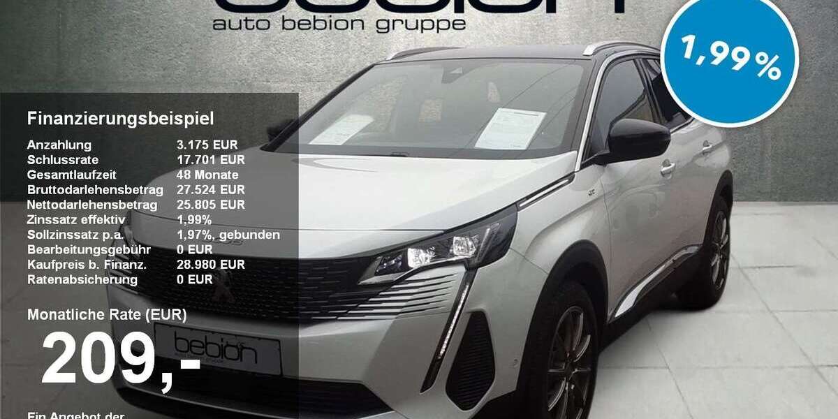 Peugeot 3008 19.948 km 27.880 &euro; Magstadt 71106