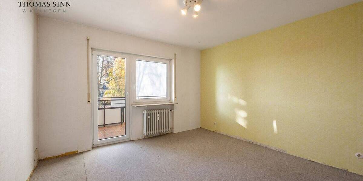 Modernisierungsbedürftige 3,5 Zimmer Wohnung mit schönem Blick ins Grüne - Sofort frei! 3 zimmer