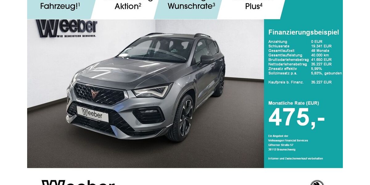 Cupra Ateca 13.560 km 34.727 € Leonberg 71229