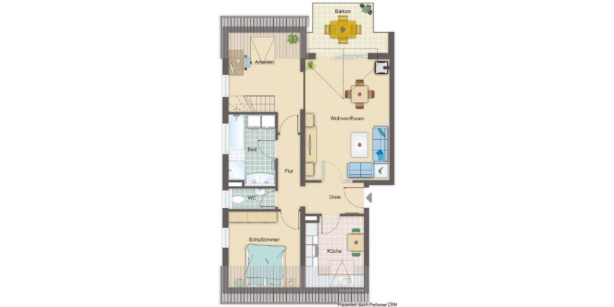 Etagenwohnung Remseck Aldingen - 4 Zimmer, 109 m&sup2;, 415.000&euro; | Angebot:26815624