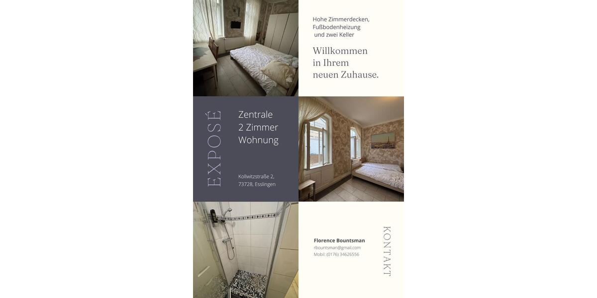 2-Zimmer Erdgeschosswohnung in Esslinger Innenstadt 2 zimmer