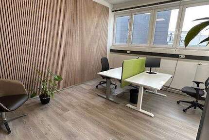 Büroraum mieten 20m² - möbliert + Parkplatz vor Ort - All-in-Miete zimmer
