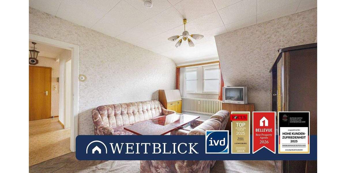 Etagenwohnung Ludwigsburg Ost - 4 Zimmer, 74 m&sup2;, 199.000&euro; | Angebot:24974045