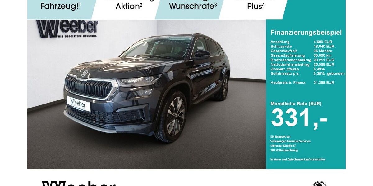 Skoda Kodiaq 99.103 km 29.970 &euro; Leonberg 71229