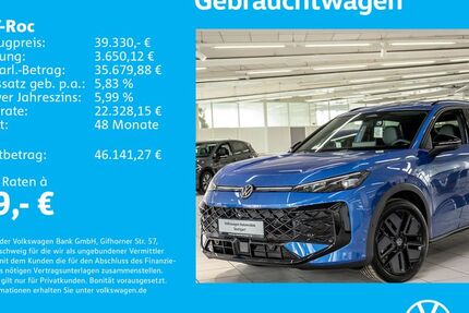 VW T-Roc 1.505 km 38.430 &euro; Stuttgart-Wangen 70188