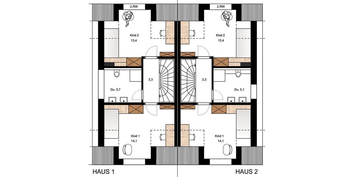 Doppelhaushälfte Stuttgart / Möhringen Möhringen - 6 Zimmer, 178 m&sup2;, 1.278.592&euro; | Angebot:25915880