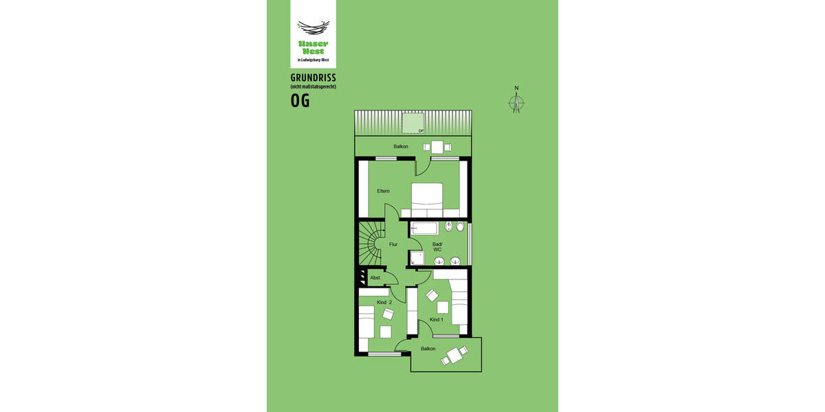 Doppelhaushälfte Ludwigsburg West - 6 Zimmer, 197 m&sup2;, 749.000&euro; | Angebot:26259327