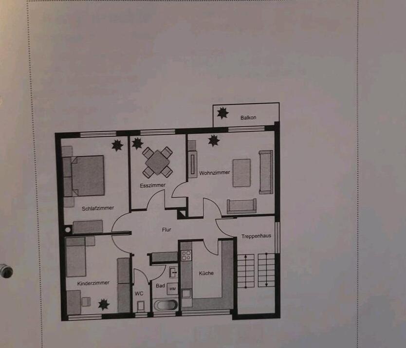 4 Zimmerwohung zimmer