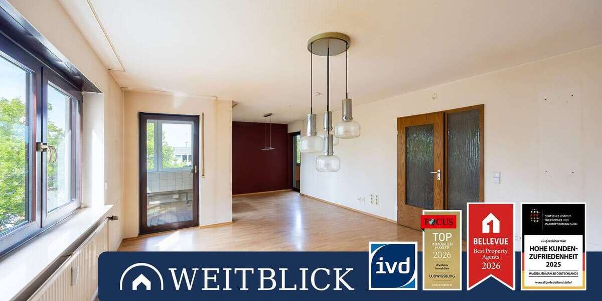 Etagenwohnung Ludwigsburg Eglosheim - 3.5 Zimmer, 100 m&sup2;, 319.000&euro; | Angebot:27322594