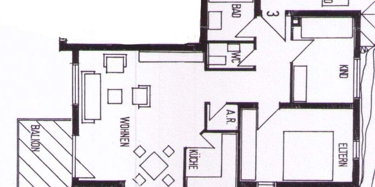 Etagenwohnung Remshalden / Hebsack Hebsack - 3 Zimmer, 69 m&sup2;, 309.000&euro; | Angebot:24436516
