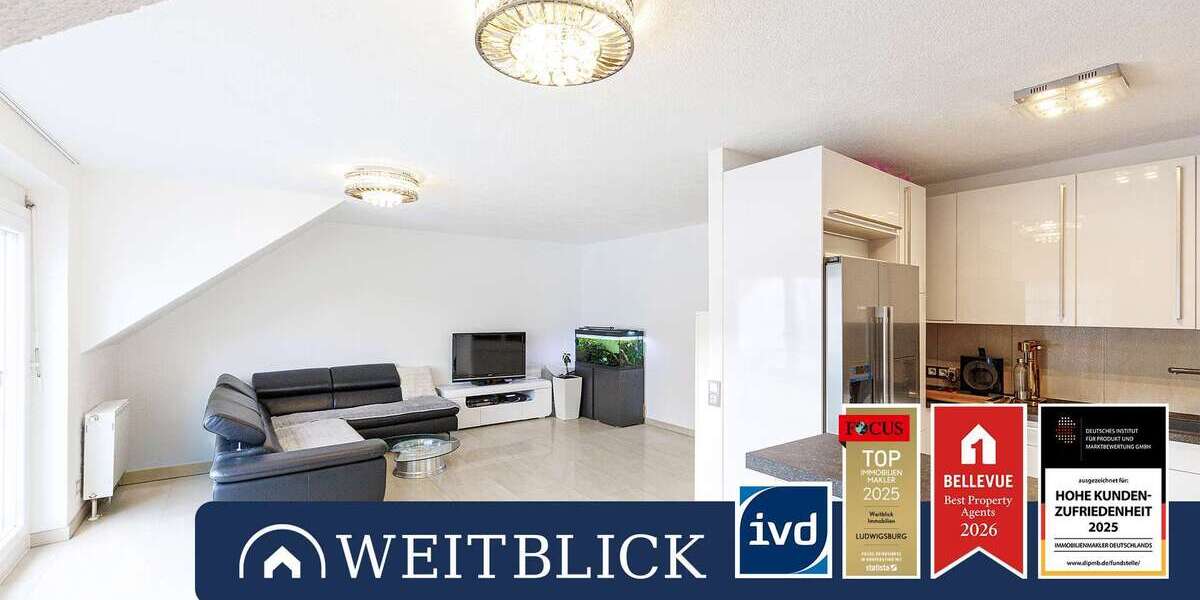 Etagenwohnung Stuttgart Feuerbach - 3.5 Zimmer, 90 m&sup2;, 424.000&euro; | Angebot:26163436