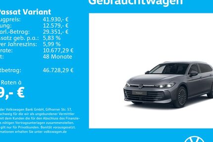 VW Passat Variant 1.505 km 40.930 &euro; Stuttgart-Wangen 70188