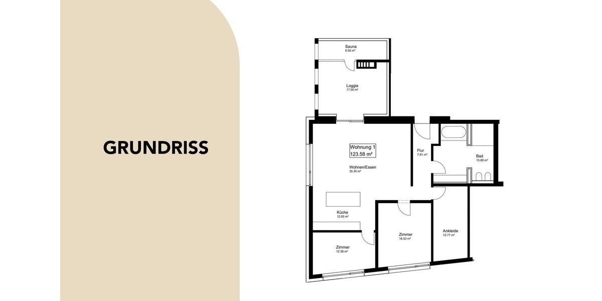 Etagenwohnung Denkendorf - 4 Zimmer, 124 m&sup2;, 2.160&euro; | Angebot:26254972