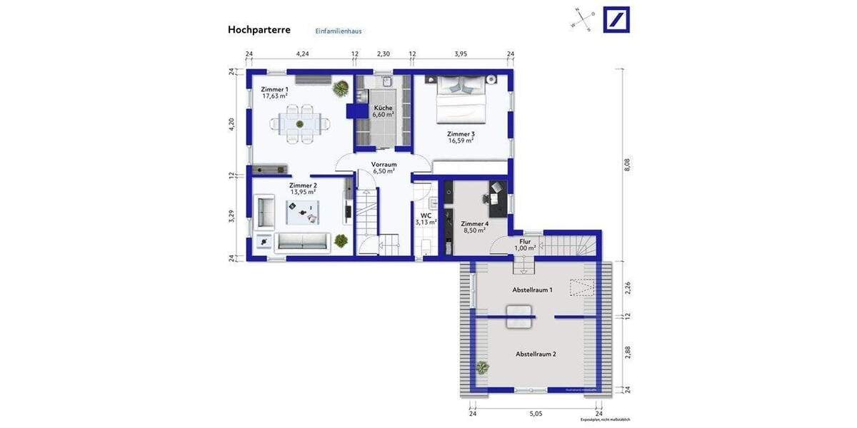Einfamilienhaus Stuttgart Untertürkheim - 5 Zimmer, 123 m&sup2;, 477.000&euro; | Angebot:24713323