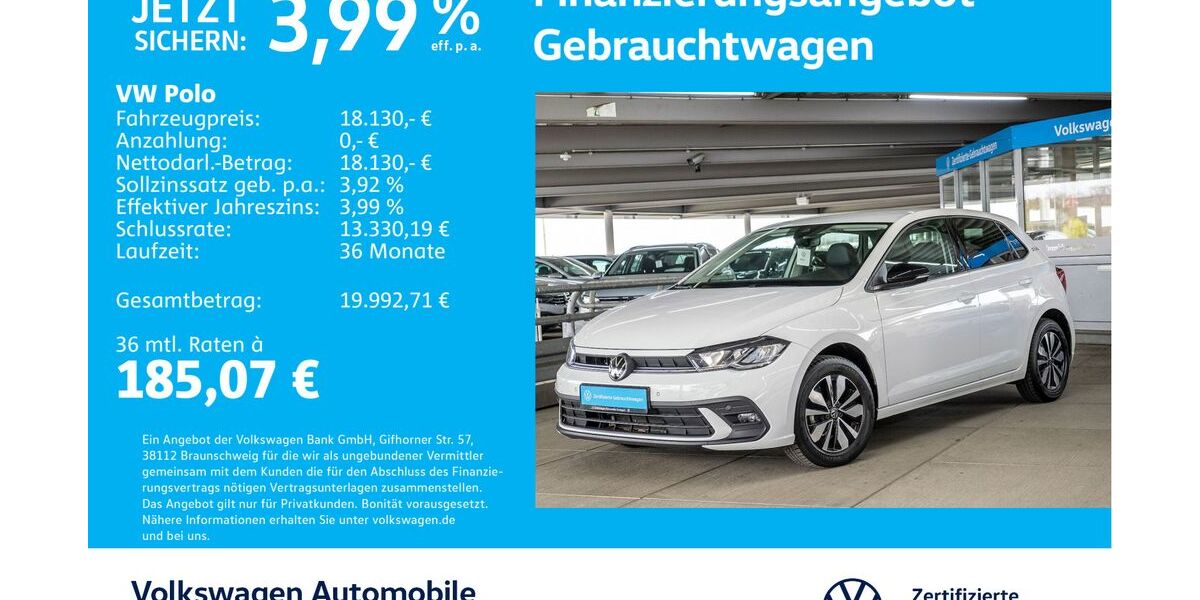 VW Polo 24.007 km 17.830 &euro; Stuttgart-Wangen 70188