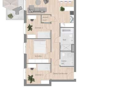 Wohnung Besigheim - 4.5 Zimmer, 96 m&sup2;, 1.480&euro; | Angebot:26220988