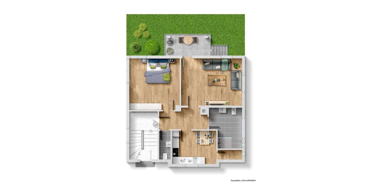 Etagenwohnung Reutlingen Sondelfingen - 2 Zimmer, 61 m&sup2;, 920&euro; | Angebot:27121135