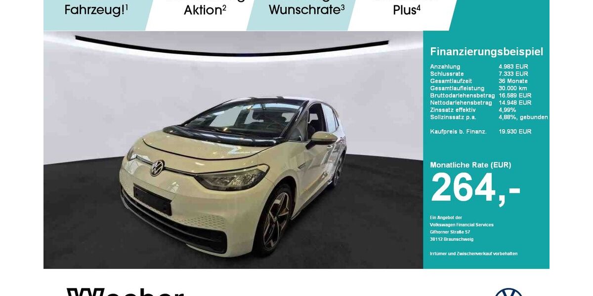 VW ID.3 44.897 km 19.679 € Leonberg 71229