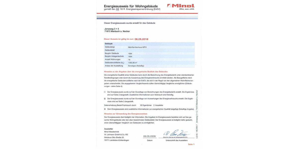 Marbach Penthouse Dachgeschosswohnung 132 qm 3 Balkone 4 zimmer