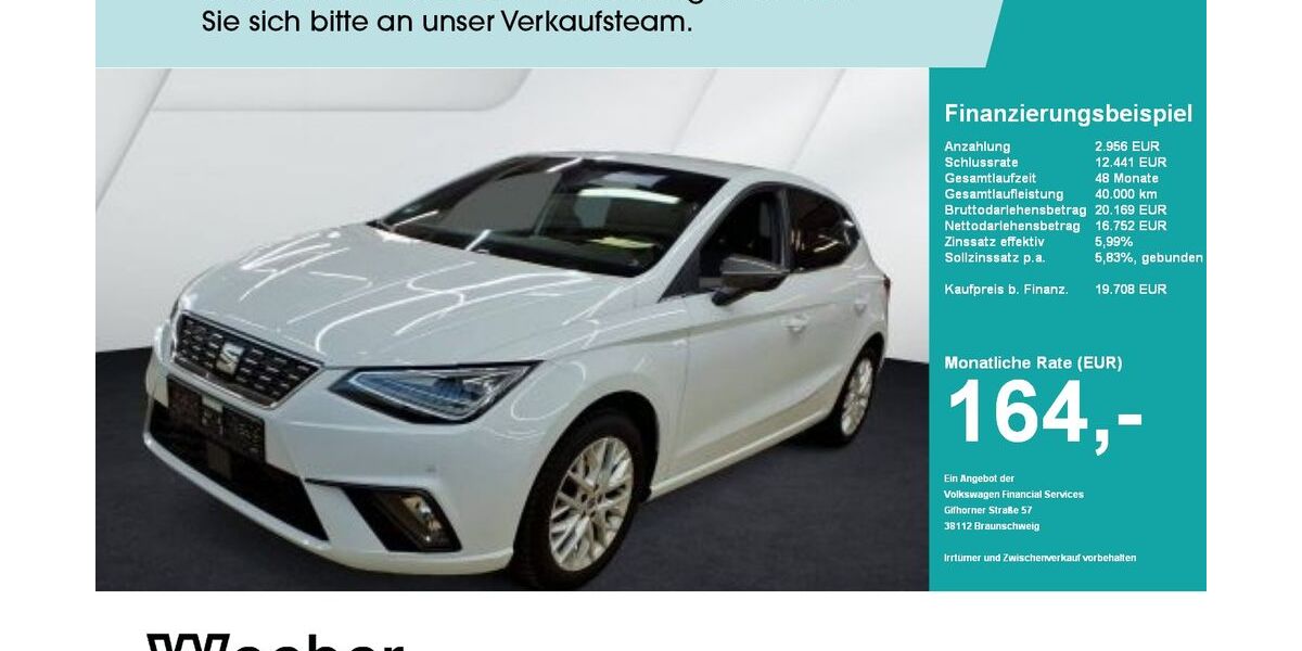 Seat Ibiza 21.821 km 19.197 &euro; Weil der Stadt 71263