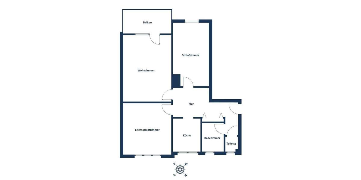 Etagenwohnung Stuttgart Untertürkheim - 3 Zimmer, 78 m&sup2;, 259.000&euro; | Angebot:24825411