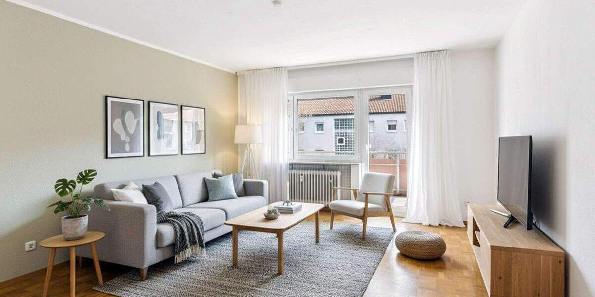 Etagenwohnung Stuttgart Feuerbach - 2 Zimmer, 50 m&sup2;, 191.000&euro; | Angebot:25371752