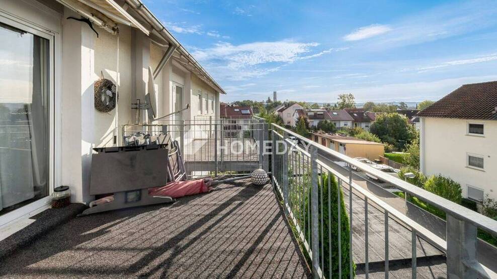 Gepflegte Wohnung mit sonnigem Balkon und Garage in familienfreundlicher Lage in Backnang