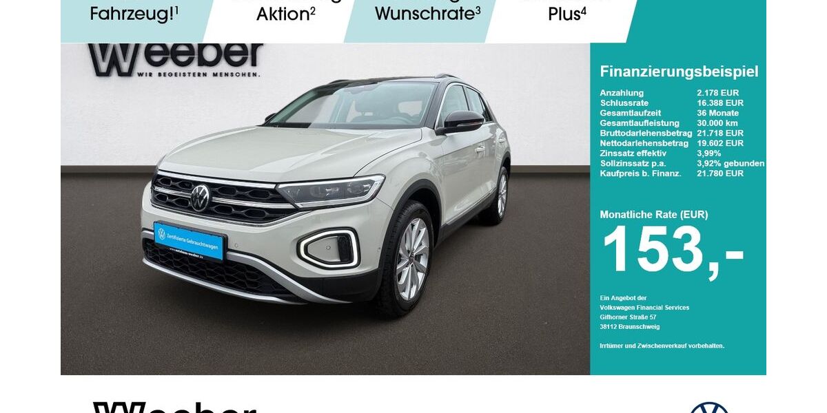 VW T-Roc 25.695 km 21.250 &euro; Weil der Stadt 71263