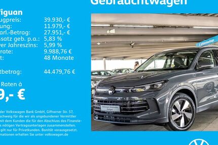 VW Tiguan 1.505 km 39.930 &euro; Stuttgart-Wangen 70188