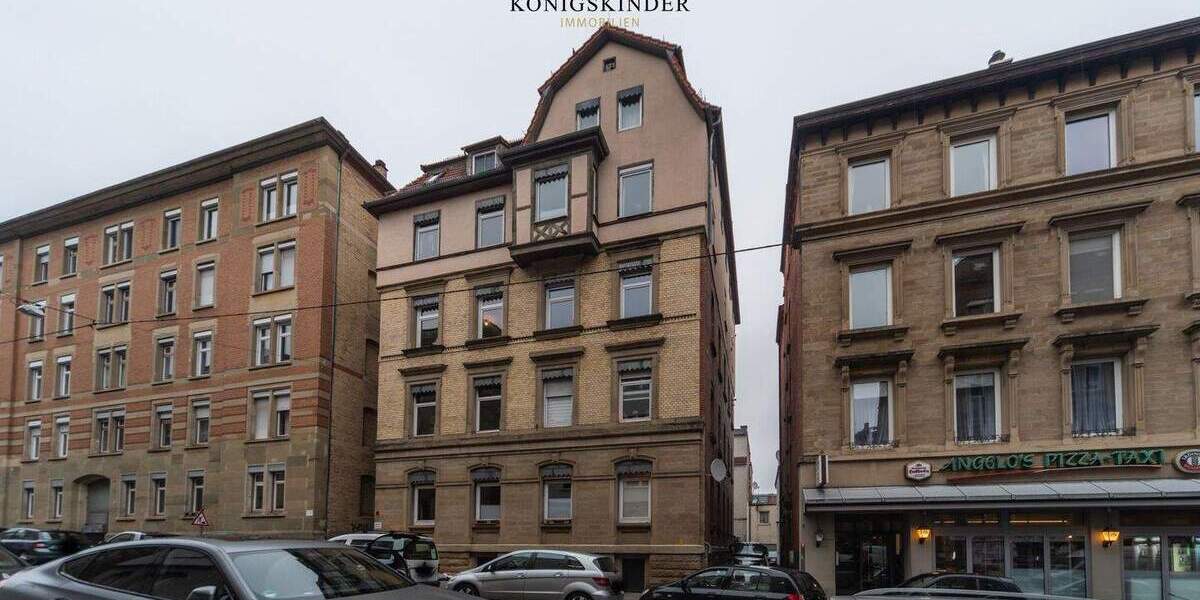 Etagenwohnung Stuttgart Mitte - 3 Zimmer, 82 m&sup2;, 449.000&euro; | Angebot:25276817