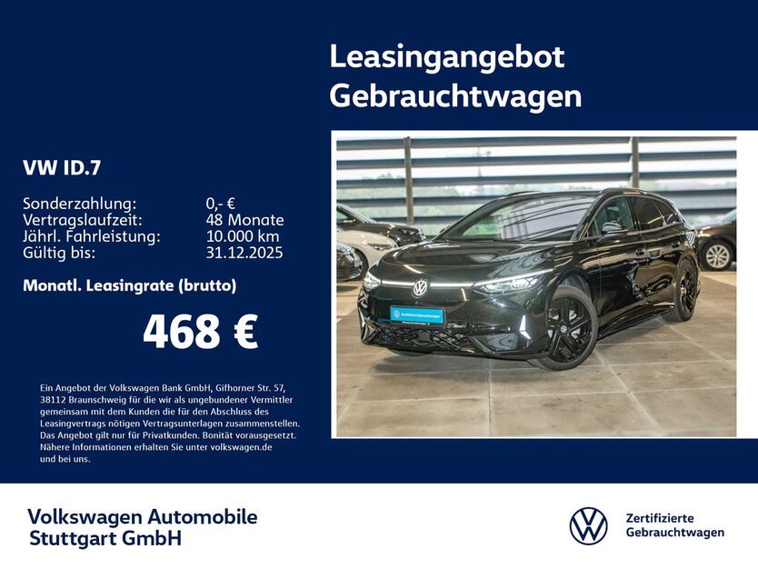 VW ID.7 11.394 km 51.830 € Stuttgart-Feuerbach 70469