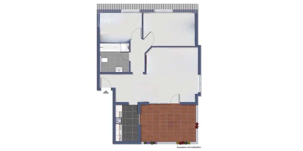 Dachgeschoßwohnung Korb - 3.5 Zimmer, 82 m&sup2;, 1.000&euro; | Angebot:25311189