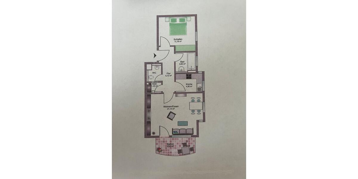 Etagenwohnung Ludwigsburg Eglosheim - 2 Zimmer, 53 m&sup2;, 229.000&euro; | Angebot:26268617