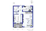 Etagenwohnung Ditzingen Hirschlanden - 3 Zimmer, 62 m&sup2;, 198.000&euro; | Angebot:26205749