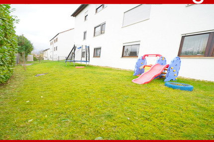 * Gartengeschoss-Whg. mit 130m² Terrassen- und Gartenfläche.