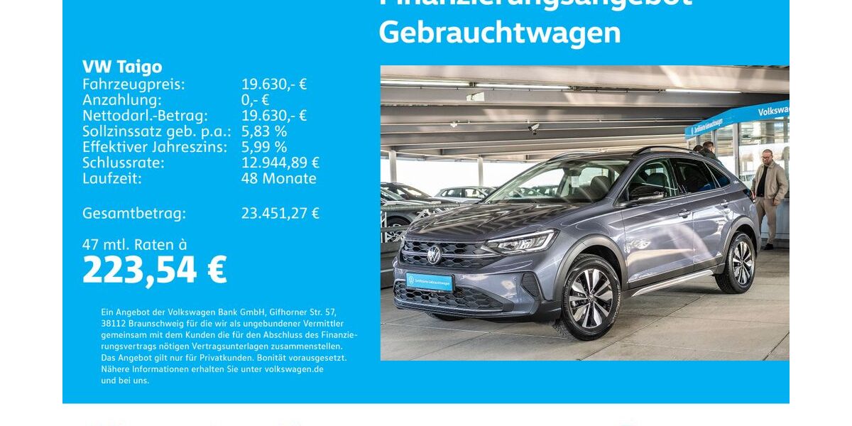 VW Taigo 24.660 km 19.630 &euro; Stuttgart-Wangen 70188