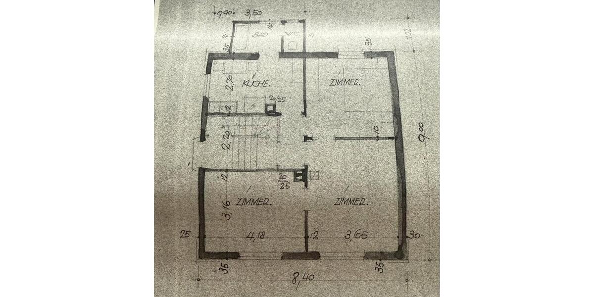 Etagenwohnung Stuttgart Zuffenhausen - 3 Zimmer, 75 m&sup2;, 255.000&euro; | Angebot:26424510