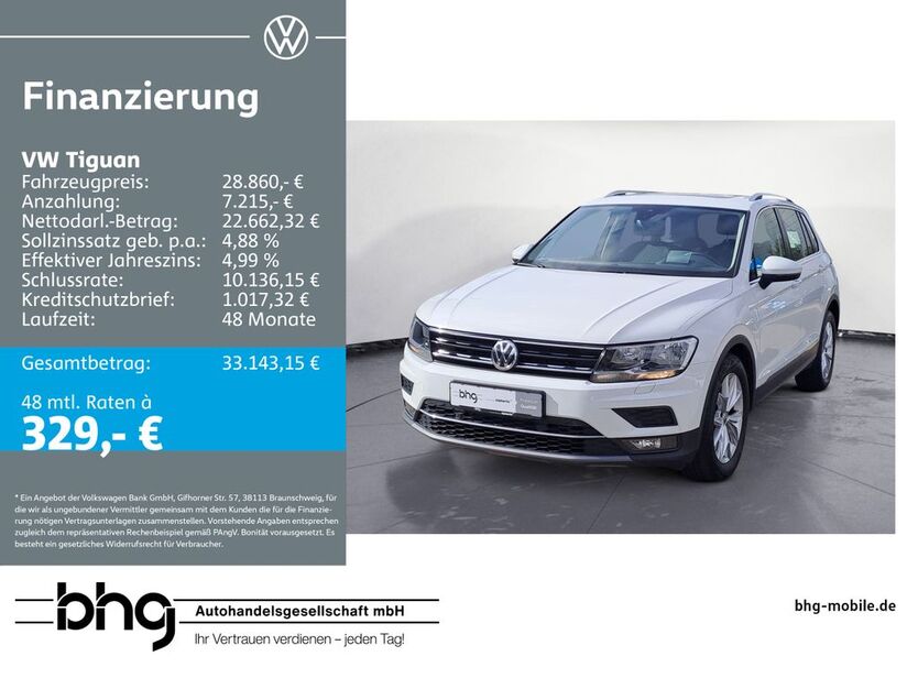 VW Tiguan 65.027 km 28.860 € Reutlingen 72770