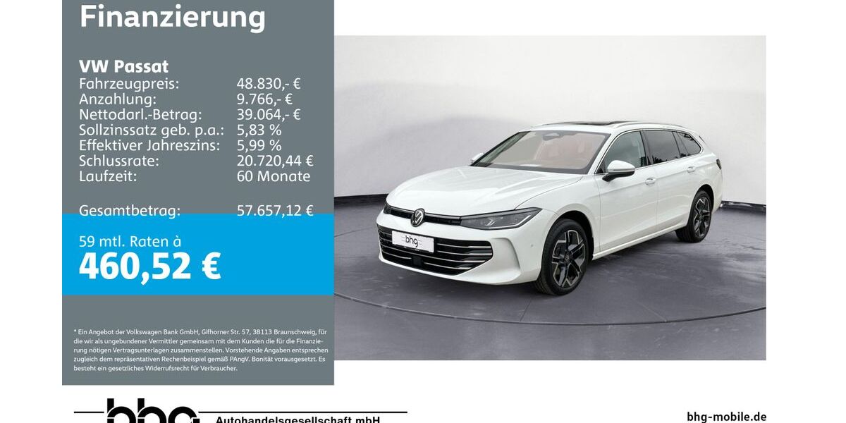 VW Passat 1.391 km 48.830 &euro; Tübingen 72072